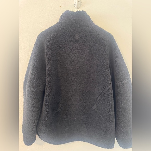 Lululemon Scuba Oversized Fleece Funnel-Neck Half-Zip Sherpa Sweatshirt Size M/L - Picture 2 of 10